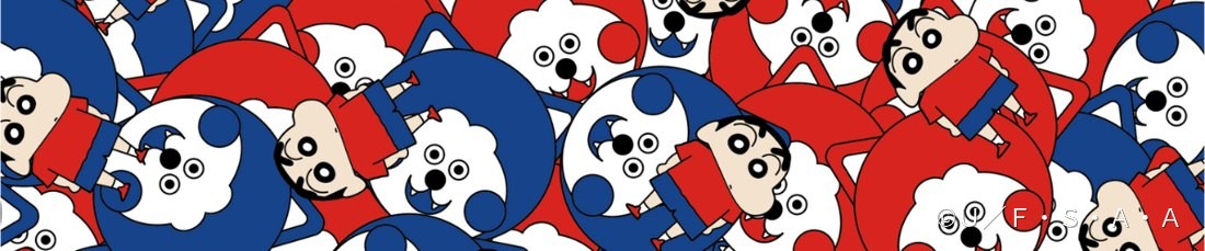 秋田犬 × 蠟筆小新 兒童T恤 商品說明 1