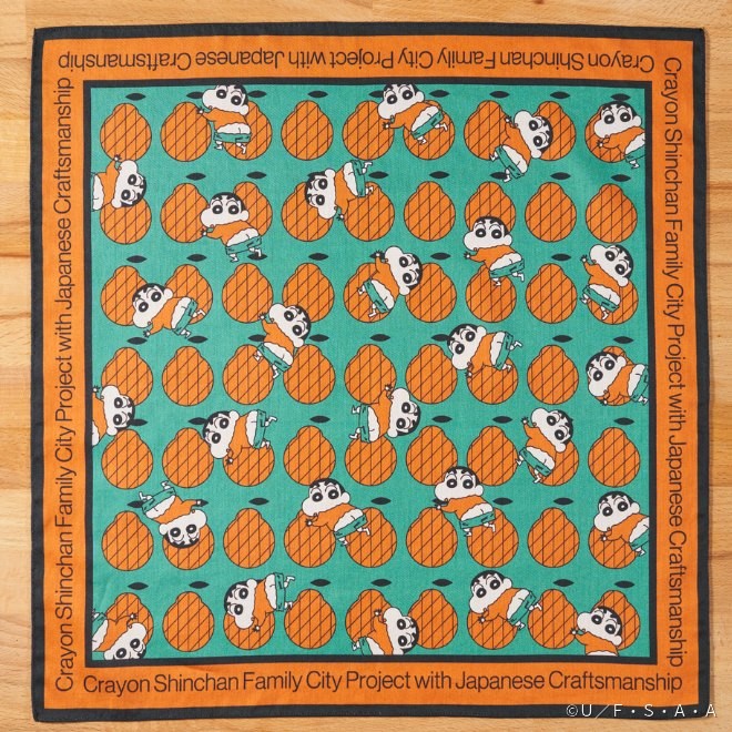 凸頂柑 × 蠟筆小新 絲巾 2