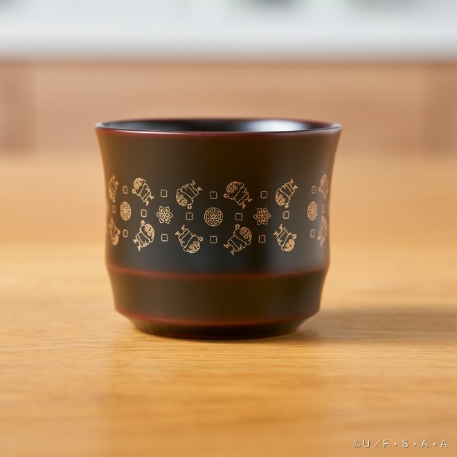 佐藤商事 川連漆器 × 蠟筆小新（黑）